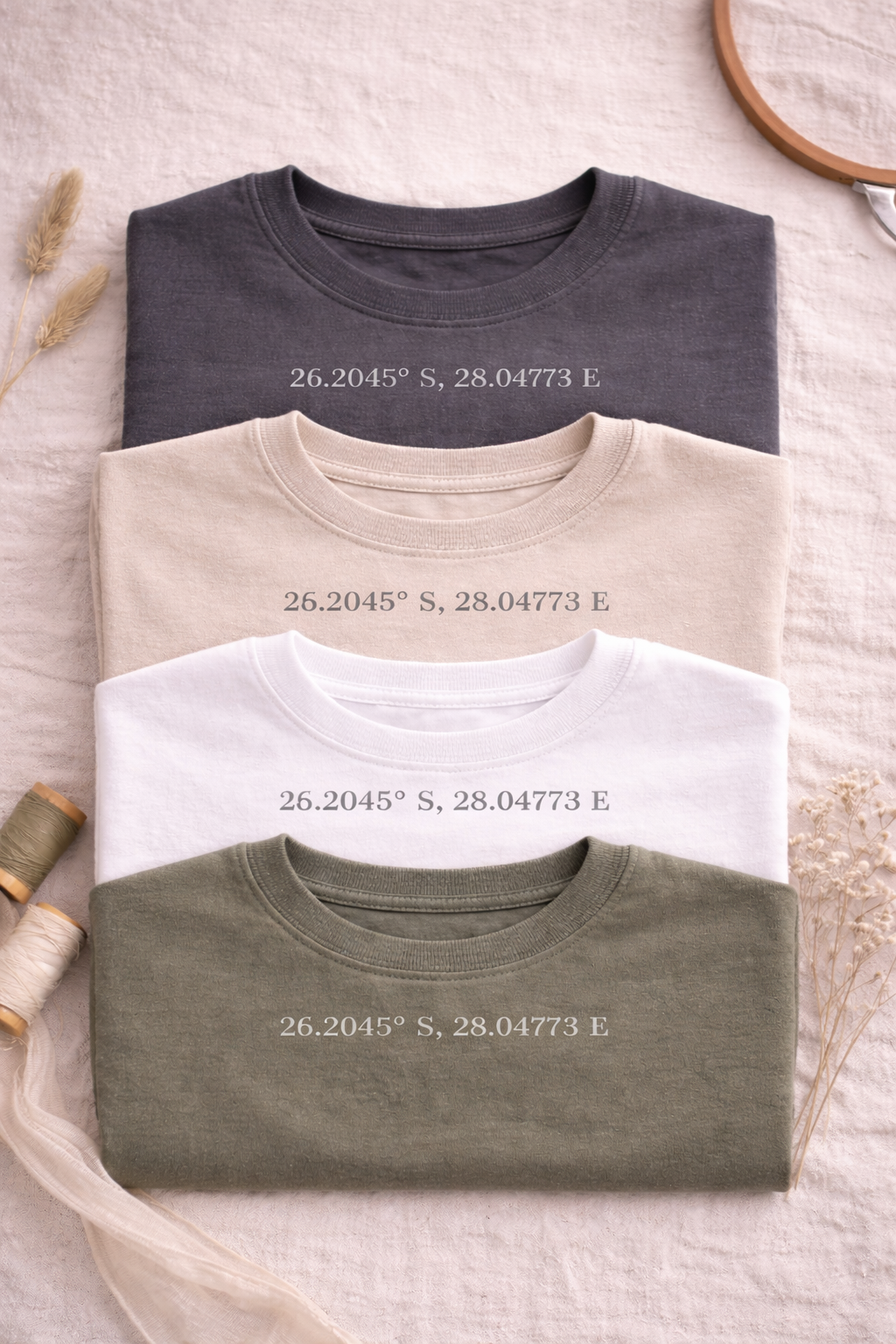 Coordinated T-shirts